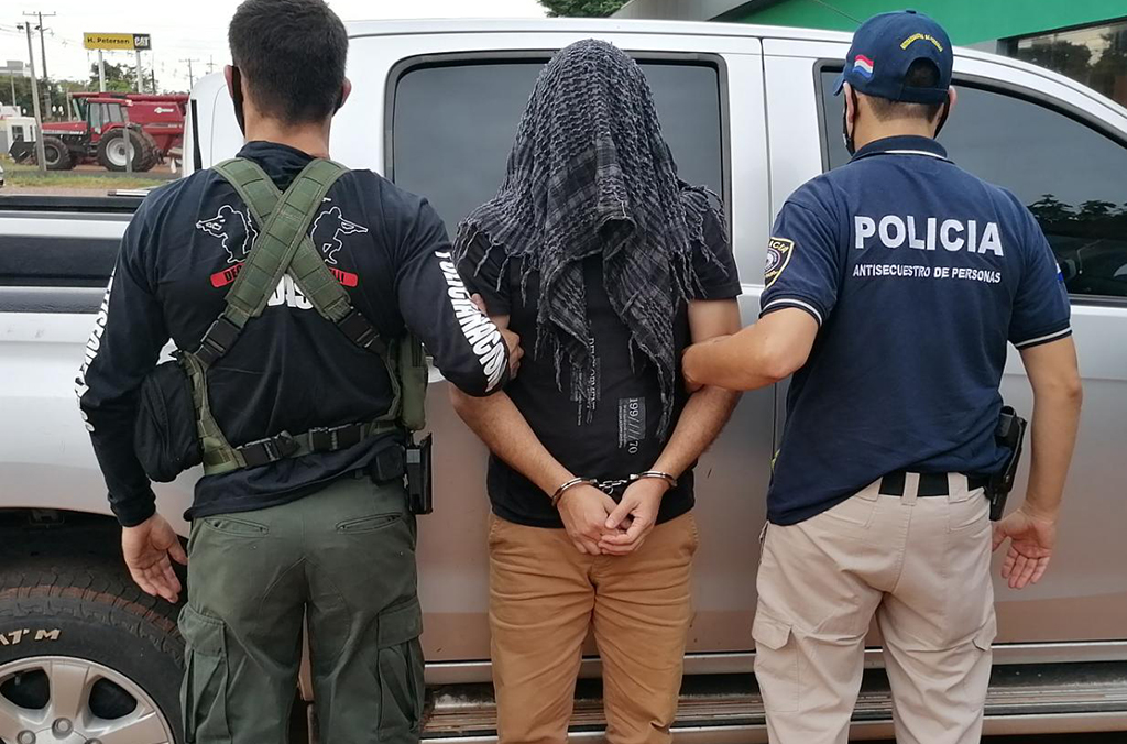 From 8 - 28 March 2021, Operation Trigger VI saw the arrest of almost 4,000 firearms trafficking suspects, such as here in Paraguay